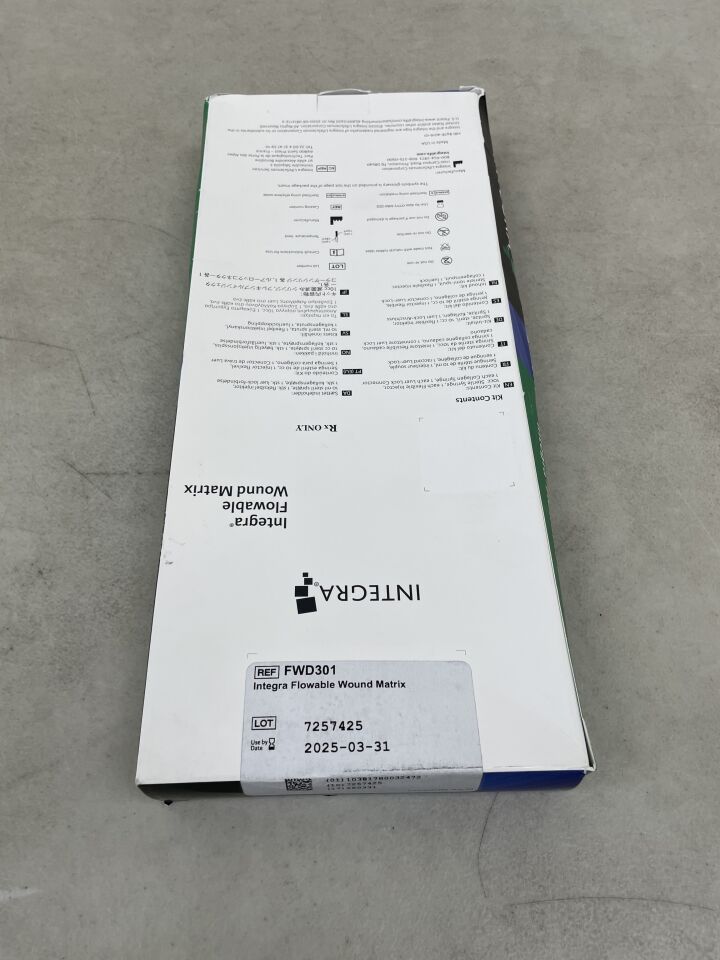 FWD301 - INTEGRA - Flowable Wound Matrix, (BX/1) - ( Expiry Date: 2025-03-31 )