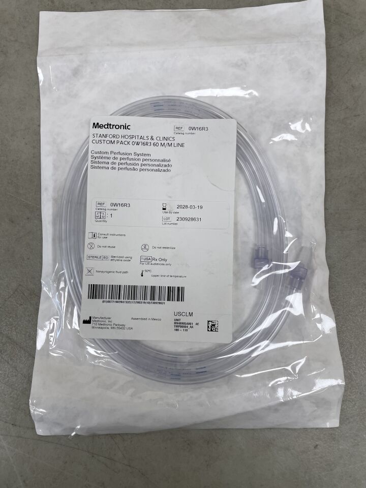 0W16R3 - MEDTRONIC - Custom Perfusion System 60 M/M Line, (EA) - ( Expiry Date: 2028-03-19 )