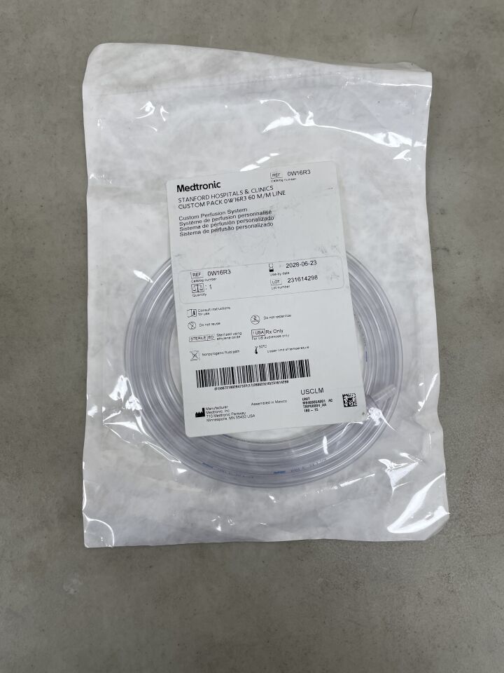 0W16R3 - MEDTRONIC - Custom Perfusion System 60 M/M Line, (EA) - ( Expiry Date: 2028-06-23 )