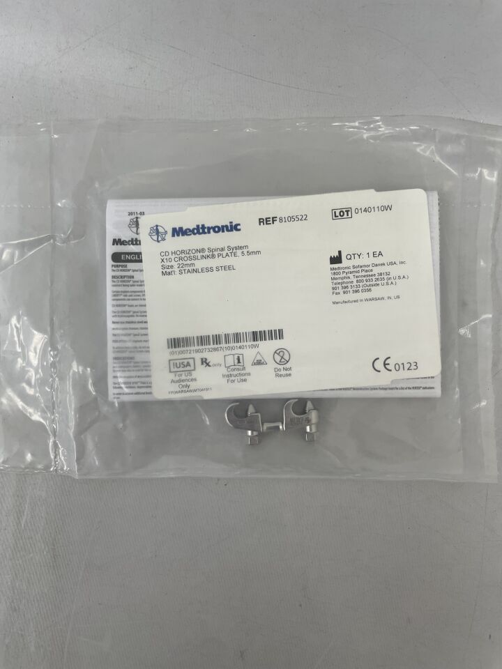 8105522 - MEDTRONIC - CD HORIZON Spinal System X10 CROSSLINK Plate, 22mm, (EA) - ( Expiry Date: 2099-12-31 )