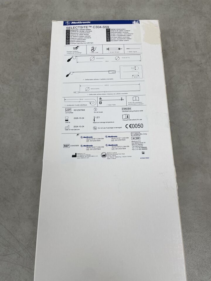 C304-S59 - MEDTRONIC - SelectSite Deflectable Catheter System, 30cm, (BX/1) - ( Expiry Date: 2026-10-24 )