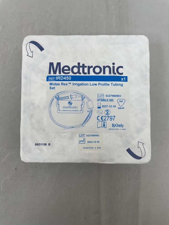 IRD450 - MEDTRONIC - midas rex irrigation low profile tubing set, () - ( Expiry Date: )