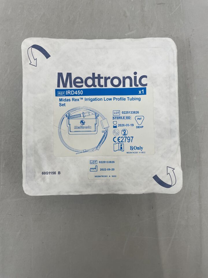 IRD450 - MEDTRONIC - midas rex irrigation low profile tubing set, () - ( Expiry Date: )