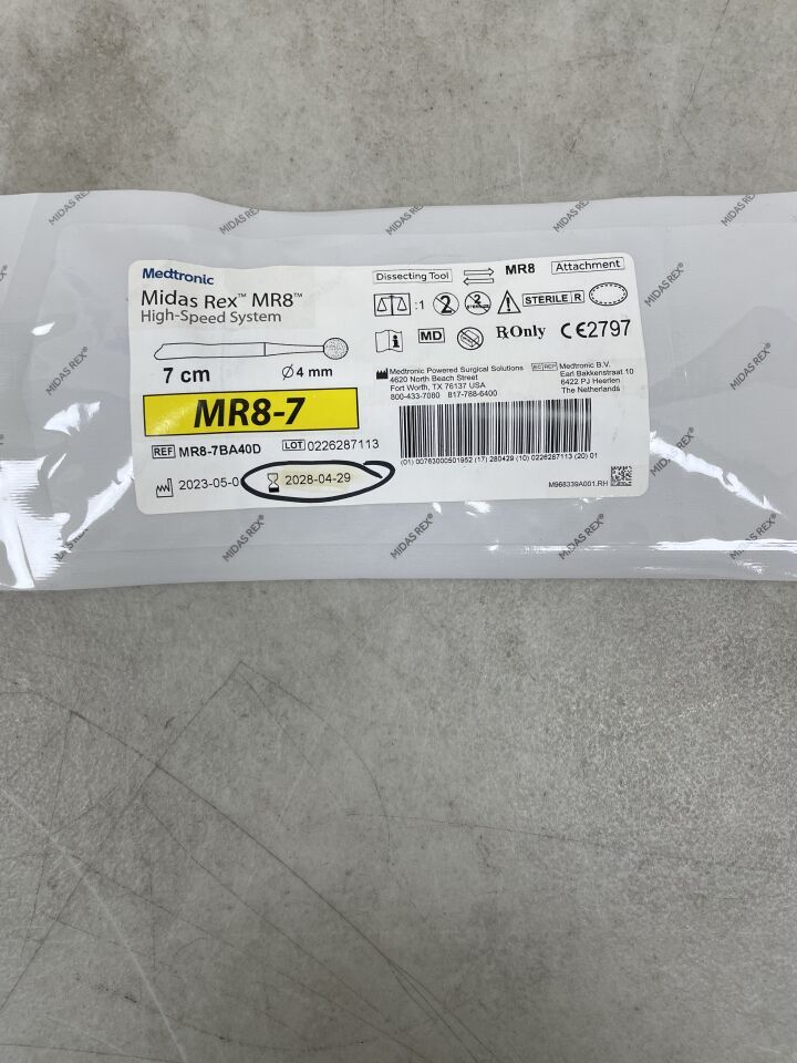 MR8-7BA40D - MEDTRONIC - Midas Rex MR8 Ball Diamond, 7cm, 4mm, (EA) - ( Expiry Date: 2028-04-29 )