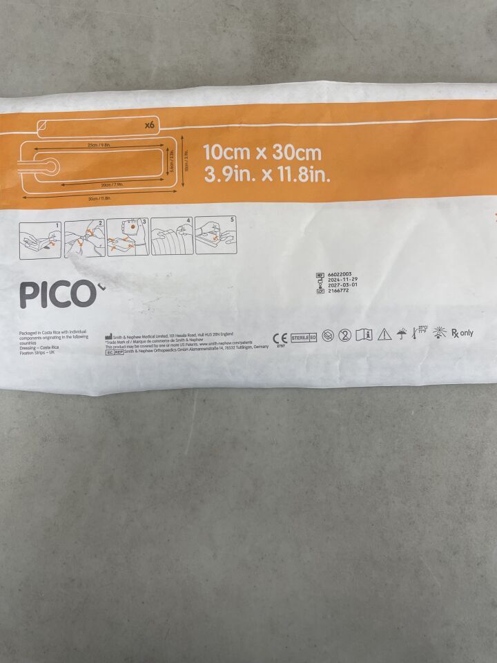 66022003-D - SMITH & NEPHEW - PICO 7 NPWT Dressing, 10cm x 30cm (Dressing Only), (EA) - ( Expiry Date: 2027-03-01 )