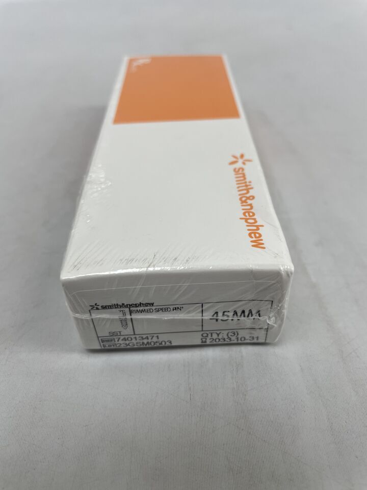74013471 - SMITH & NEPHEW - rimmed speed pin 45mm, sst, (BX/3) - ( Expiry Date: 2033-10-31 )
