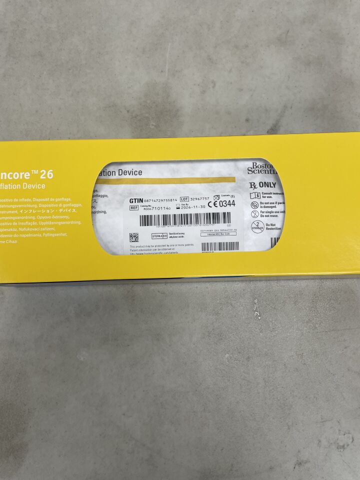 710114 - BOSTON SCIENTIFIC - encore 26 inflation device , (BX/1) - ( Expiry Date: 2026-11-30 )