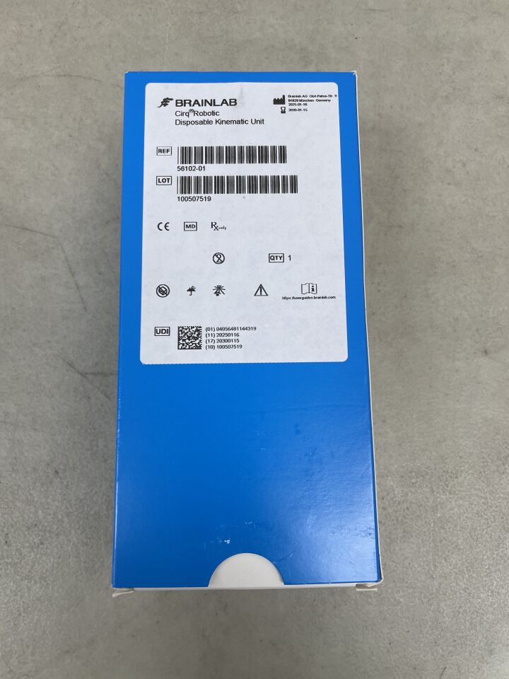56102-01 - BRAINLAB - Cirq Robotic Disposable Kinematic Unit, (BX/1) - ( Expiry Date: 2030-01-15 )
