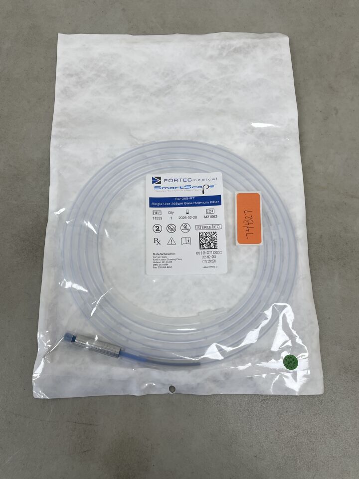 11559 - FORTEC MEDICAL - SmartScope 365µm Bare Holmium Fiber (SU-365-RT), (EA) - ( Expiry Date: 2026-02-28 )