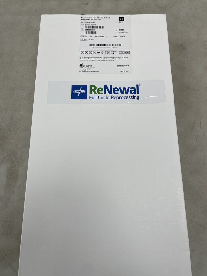 D7T20282CT - INNOVATIVE HEALTH - BIOSENSE WEBSTER Halo XP with Auto ID Electrophysiology Catheter 2-8-2mm - Tricuspid - 7Fr x 110cm (Reprocessed), (BX/1) - ( Expiry Date: 2025-12-11 )