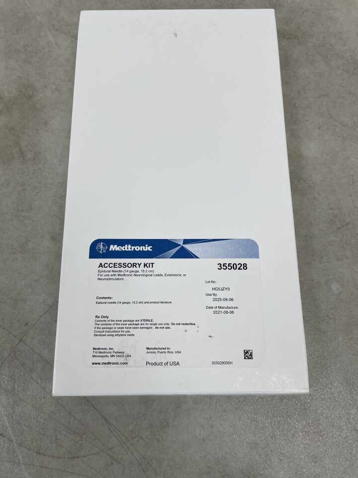 355028 - MEDTRONIC - Accessory Kit: Epidural Needle, 14G, (BX/1) - ( Expiry Date: 2025-04-19 )