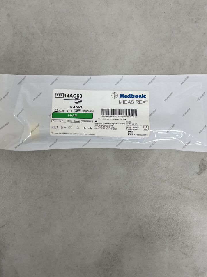 14AC60 - MEDTRONIC - Midas Rex Legend, Acorn 14cm, 6mm, (EA) - ( Expiry Date: 2025-12-11 )
