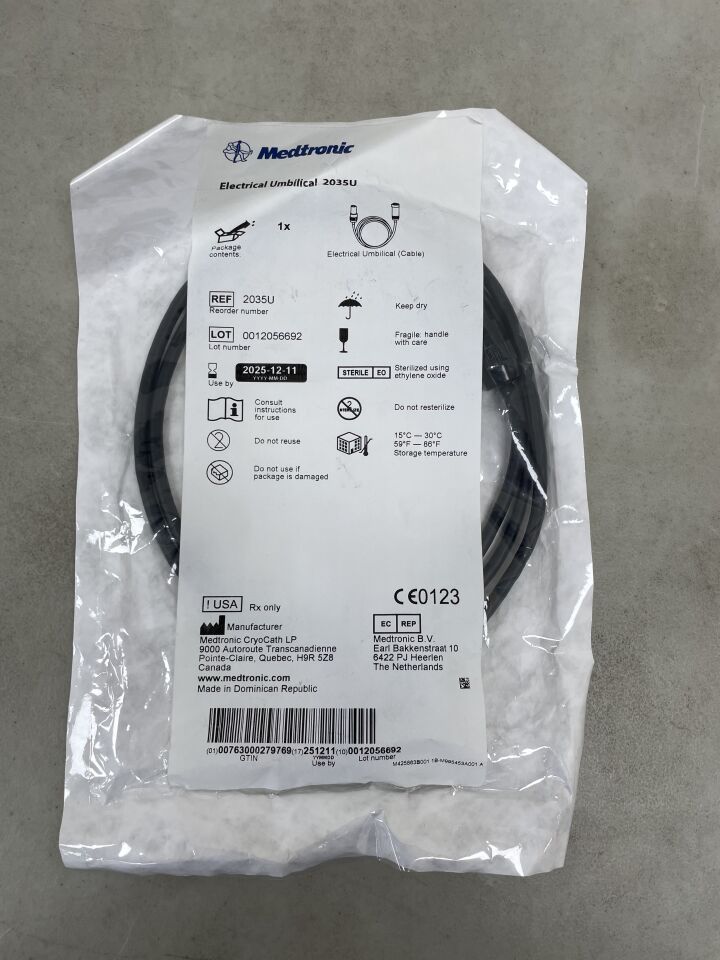 2035U - MEDTRONIC - Electrical Umbilical Cable, (EA) - ( Expiry Date: 2025-12-11 )