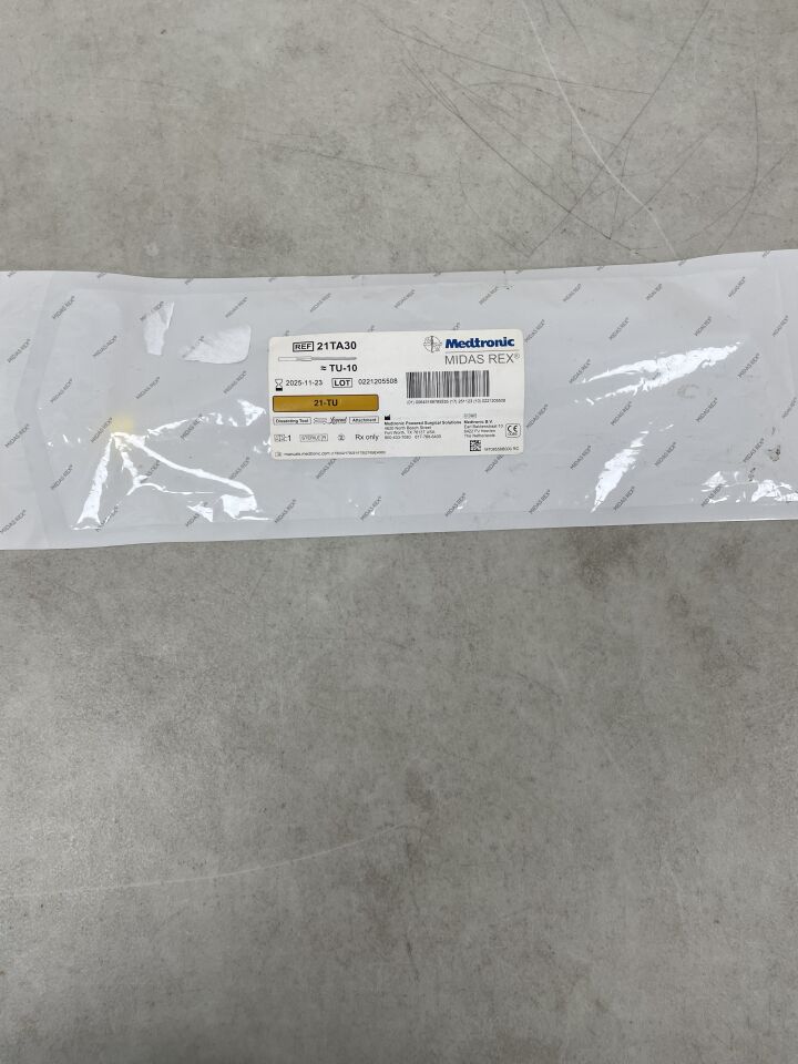 21TA30 - MEDTRONIC - Midas Rex Tapered Cutting Burr, 3 mm Head Diameter, 21 cm Length, (EA) - ( Expiry Date: 2025-11-23 )