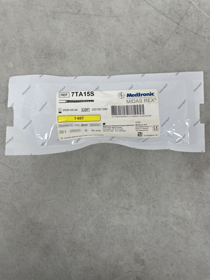 7TA15S - MEDTRONIC - MR8 High-Speed Surgical Tool, Tapered 7cm x 1.5mm, (EA) - ( Expiry Date: 2026-05-04 )