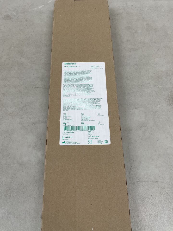 CB96835-014 - MEDTRONIC - Bio-Medicus 14F Femoral Venous Cannula & Obturator, Carmeda BioActive Surface, (BX/1) - ( Expiry Date: 2025-08-04 )