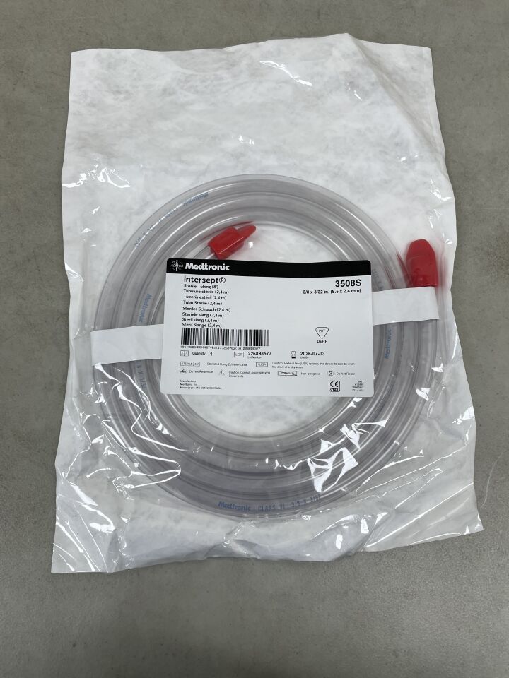3508S - MEDTRONIC - Intersept Sterile Tubing, 8', (EA) - ( Expiry Date: 2026-07-03 )