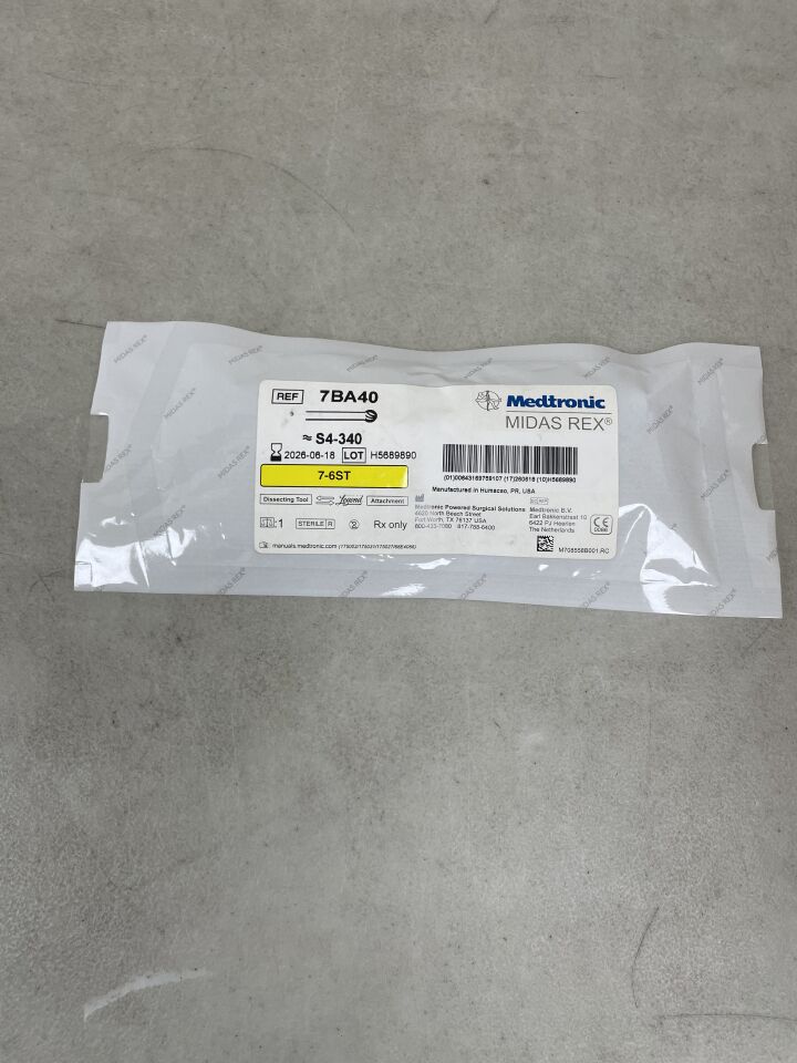 7BA40 - MEDTRONIC - Midas Rex Legend, Ball Fluted 7cm, 4mm, (EA) - ( Expiry Date: 2026-06-18 )