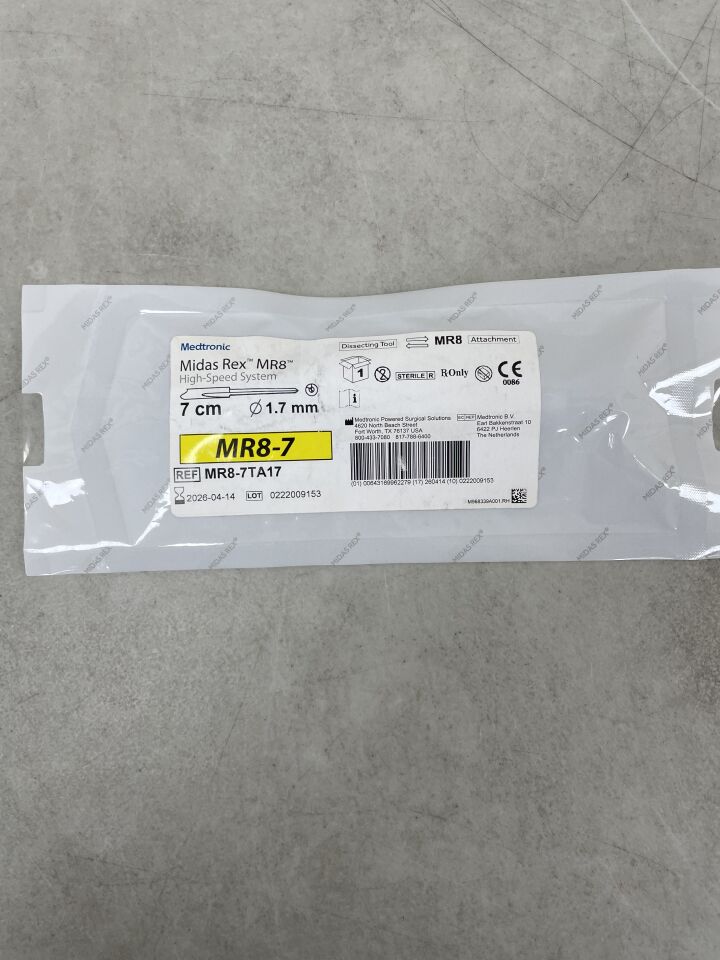 MR8-7TA17 - MEDTRONIC - Midas Rex Legend, Tapered 7cm, 1.7mm, (EA) - ( Expiry Date: 2026-04-14 )