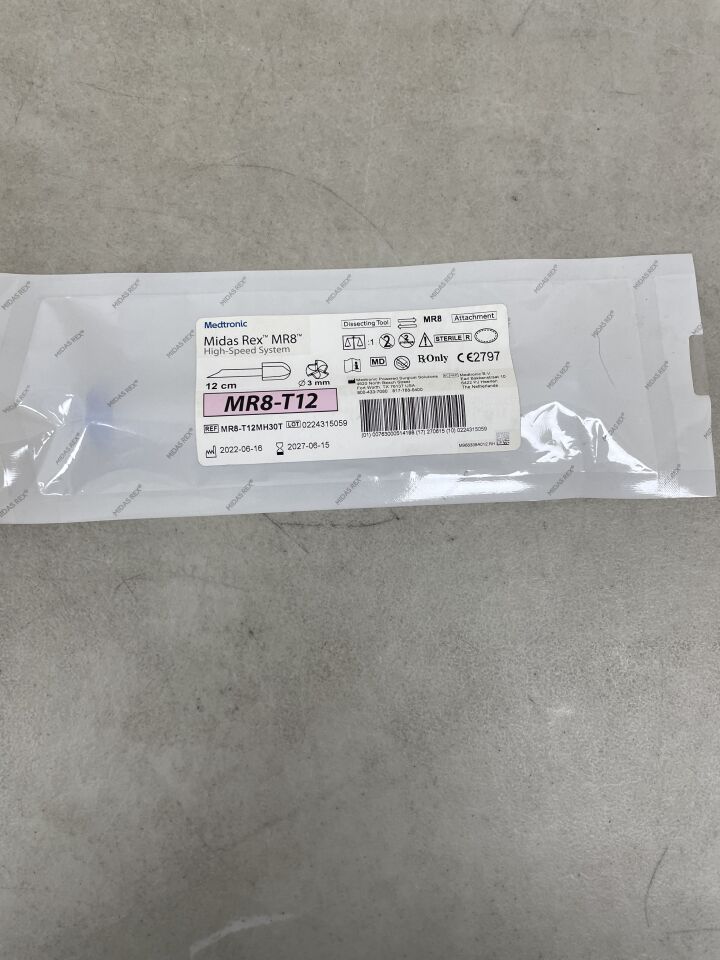 MR8-T12MH30T - MEDTRONIC - Midas Rex MR8 Telescoping Tool, 3 mm Head Diameter, 12 cm Shaft Length, (EA) - ( Expiry Date: 2027-06-15 )