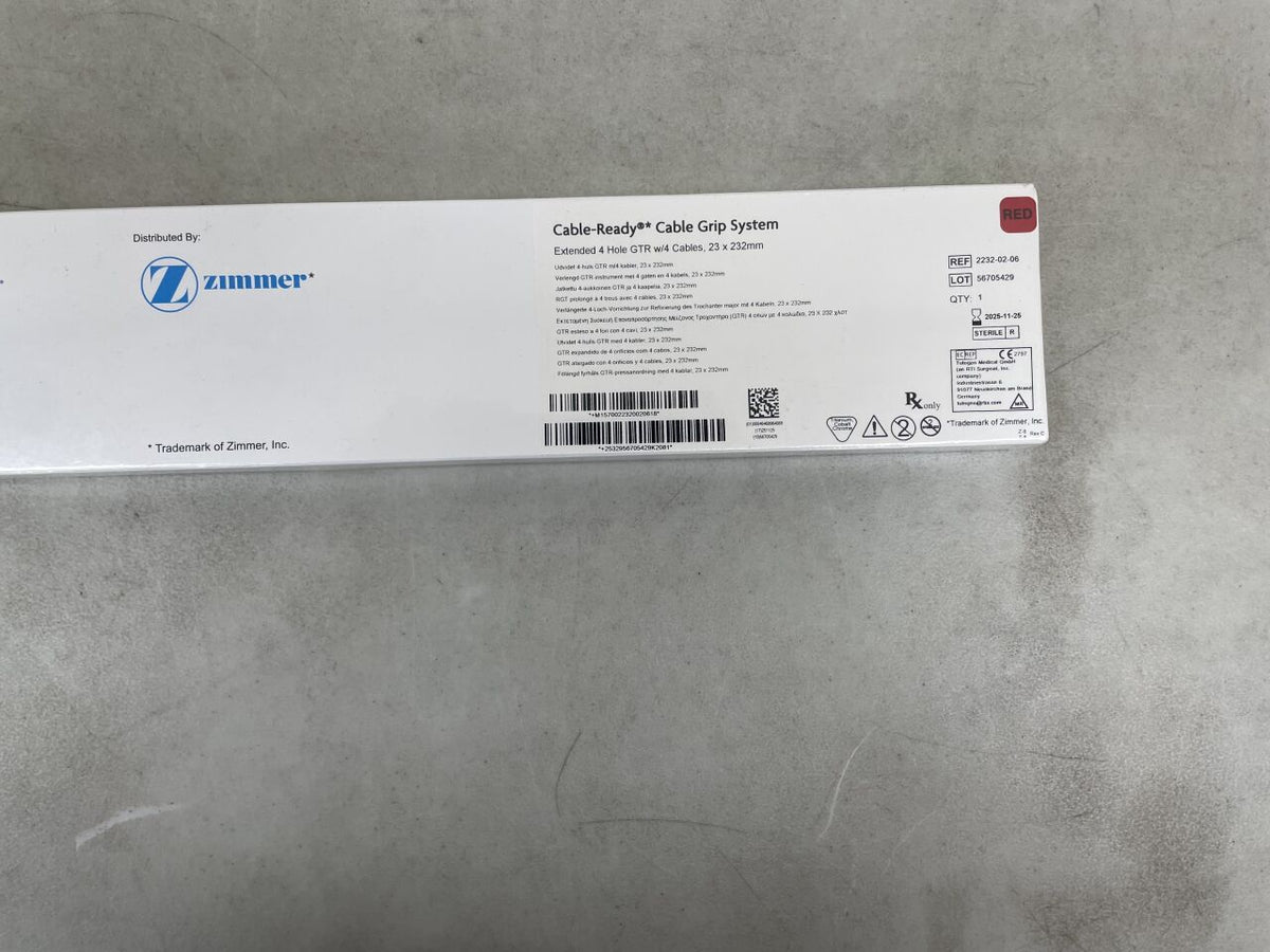 121298 - ZIMMER - Extended Trochanteric Reattachment Device, 23 x 232mm, (BX/1)