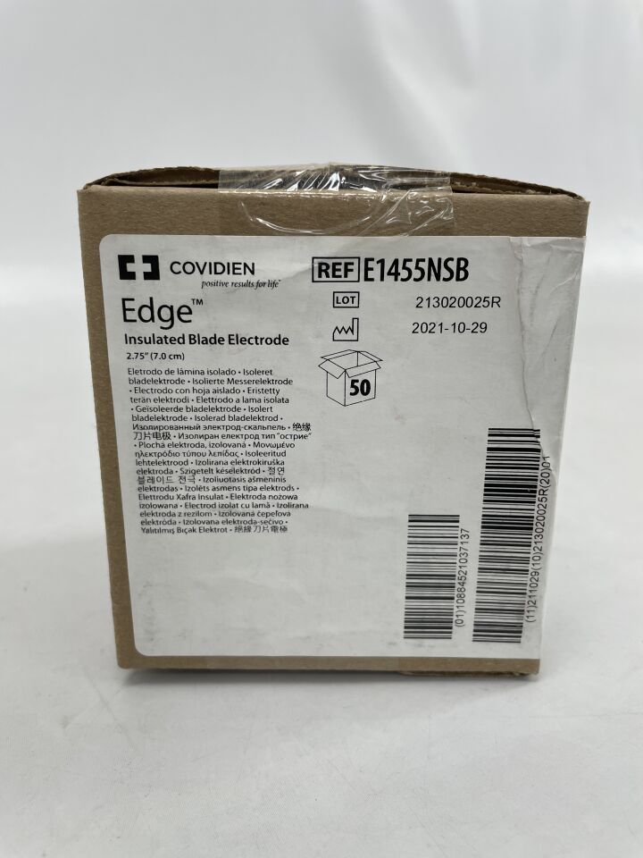 E1455NSB - COVIDIEN - Edge - Insulated Blade Electrode 2.75" 7.0cm, (BX/50) - ( Expiry Date: 2999-12-31 )