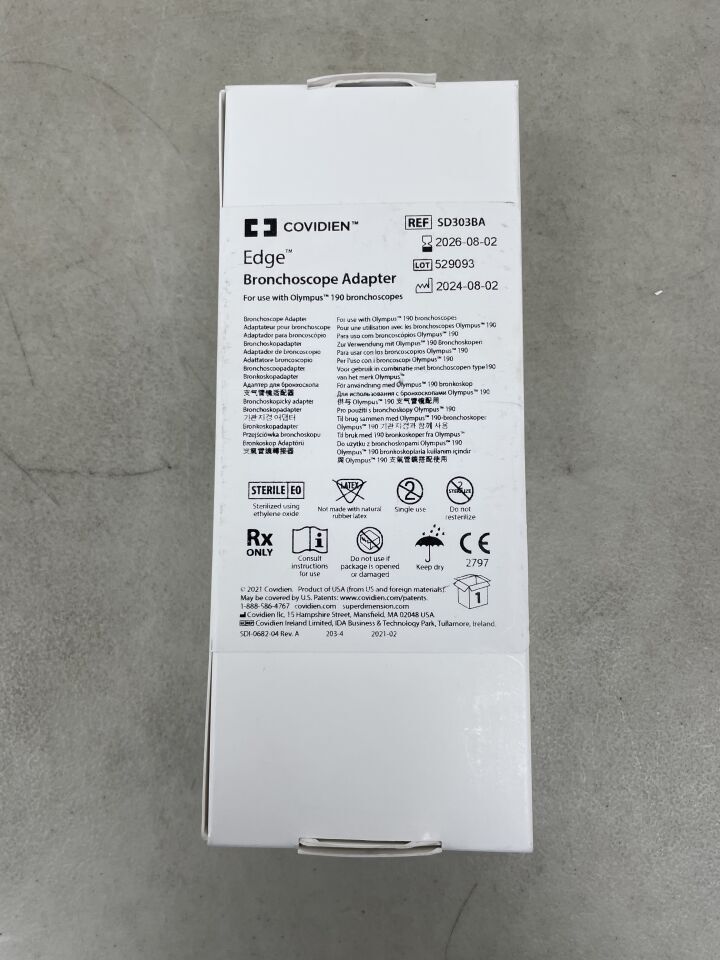 SD303BA - COVIDIEN - SuperDimension Edge Bronchoscope Adapter for Olympus 190, (BX/1) - ( Expiry Date: 2026-08-02 )