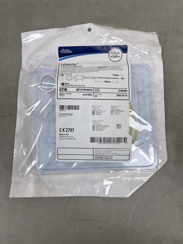 1601 - BOSTON SCIENTIFIC - Cellebrity Endoscopic Cytology Brush - 1.5mm x 140cm, (EA) - ( Expiry Date: 2025-09-19 )