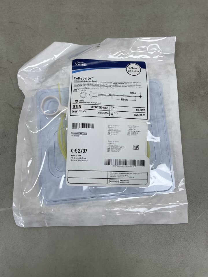 1615 - BOSTON SCIENTIFIC - Cellebrity Endoscopic Cytology Brush - 1.9mm x 150cm, (EA) - ( Expiry Date: 2025-07-09 )