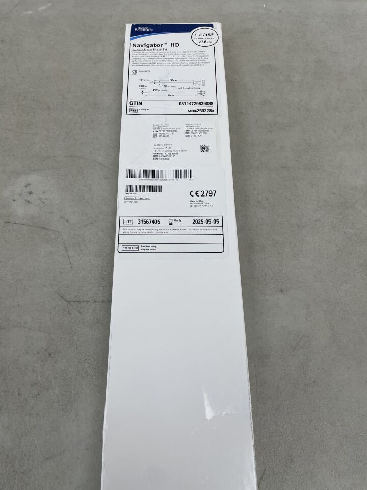 250228 - BOSTON SCIENTIFIC - Navigator HD Ureteral Access Sheath Set, 13F/15F x 36cm, (BX/1) - ( Expiry Date: 2025-05-05 )