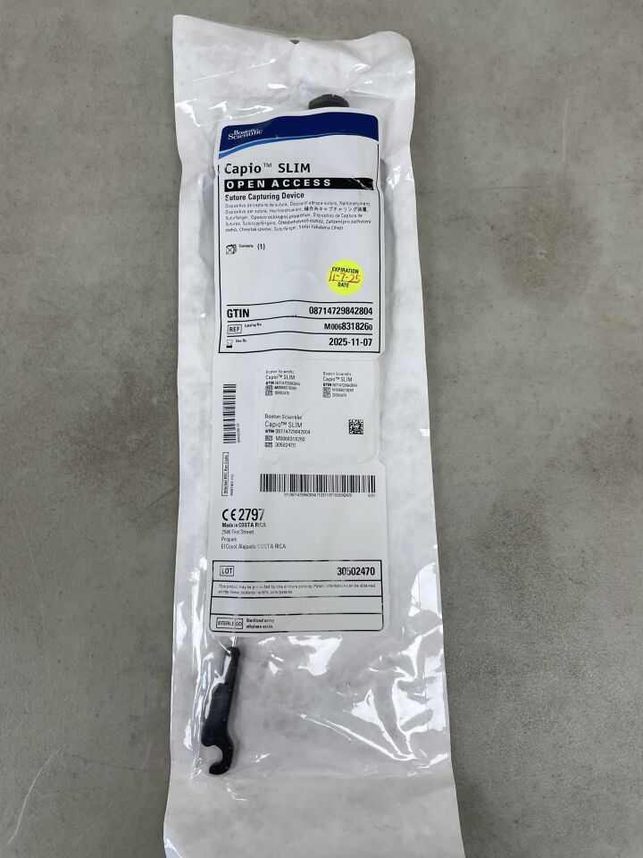 831826 - BOSTON SCIENTIFIC - capio slim capturing device, open access suture, (EA) - ( Expiry Date: 2025-11-07 )