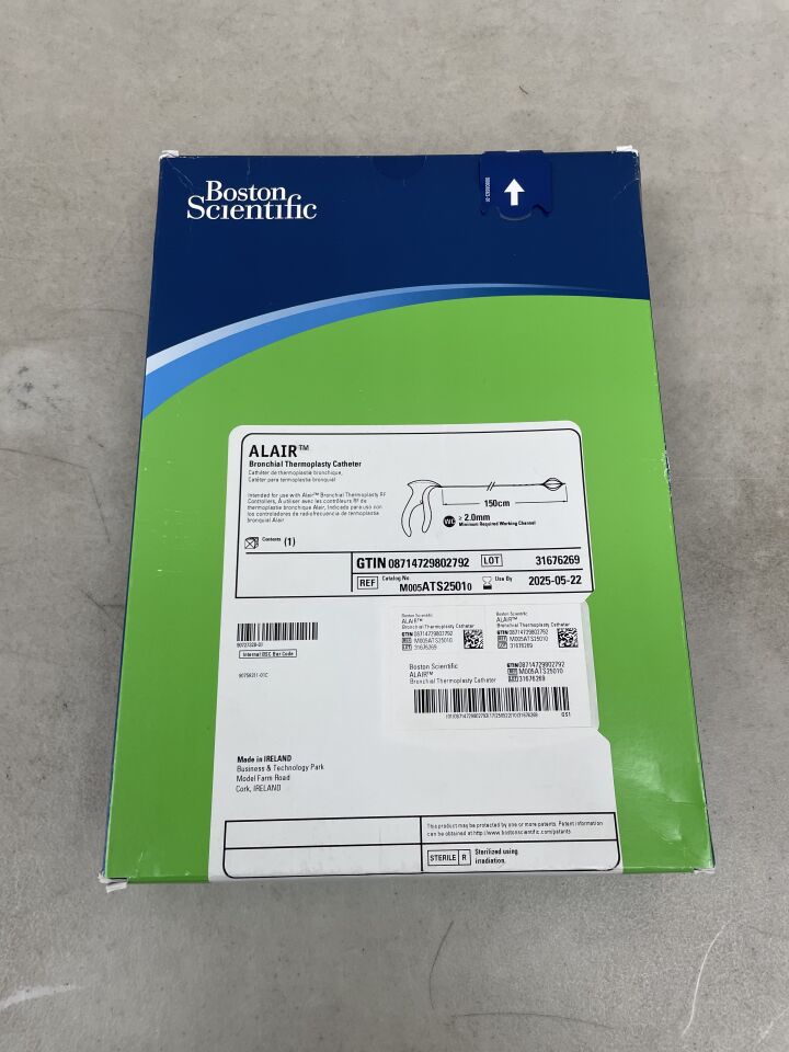 ATS2501 - BOSTON SCIENTIFIC - ALAIR Bronchial Thermoplasty Catheter, 150cm length, (BX/1) - ( Expiry Date: 2025-05-22 )