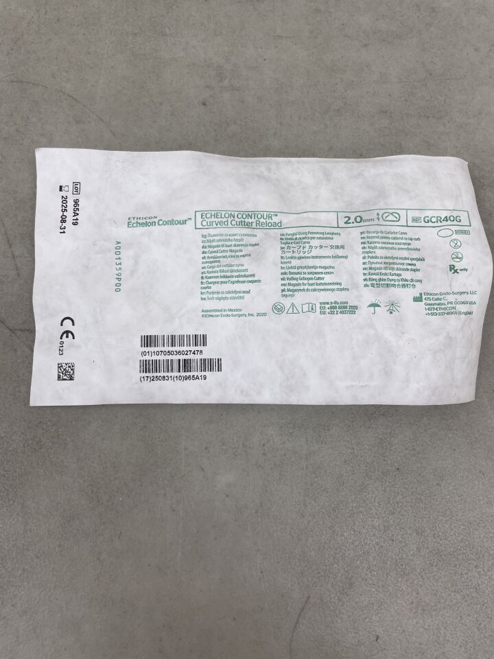 GCR40G - ETHICON - Echelon Contour Curved Sutter Reloads 2mm, (EA) - ( Expiry Date: 2025-08-31 )
