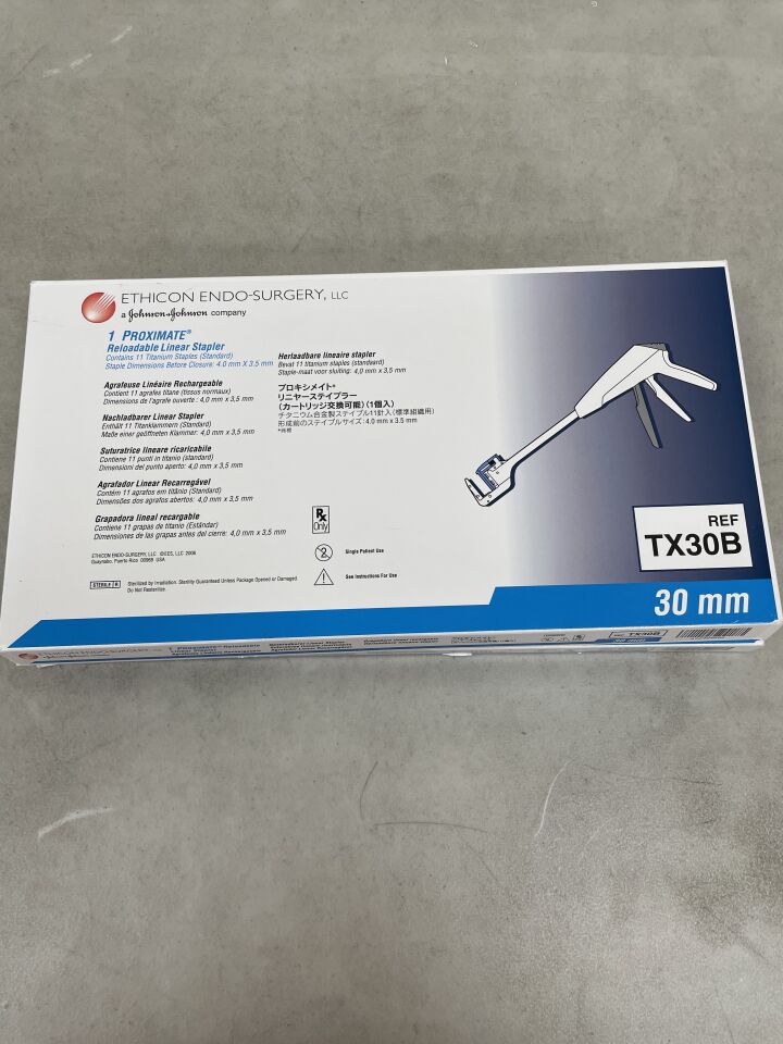 TX30B - ETHICON - Proximate Linear Stapler with Blue Reload, 30 mm Size, (BX/1) - ( Expiry Date: 2026-04-30 )