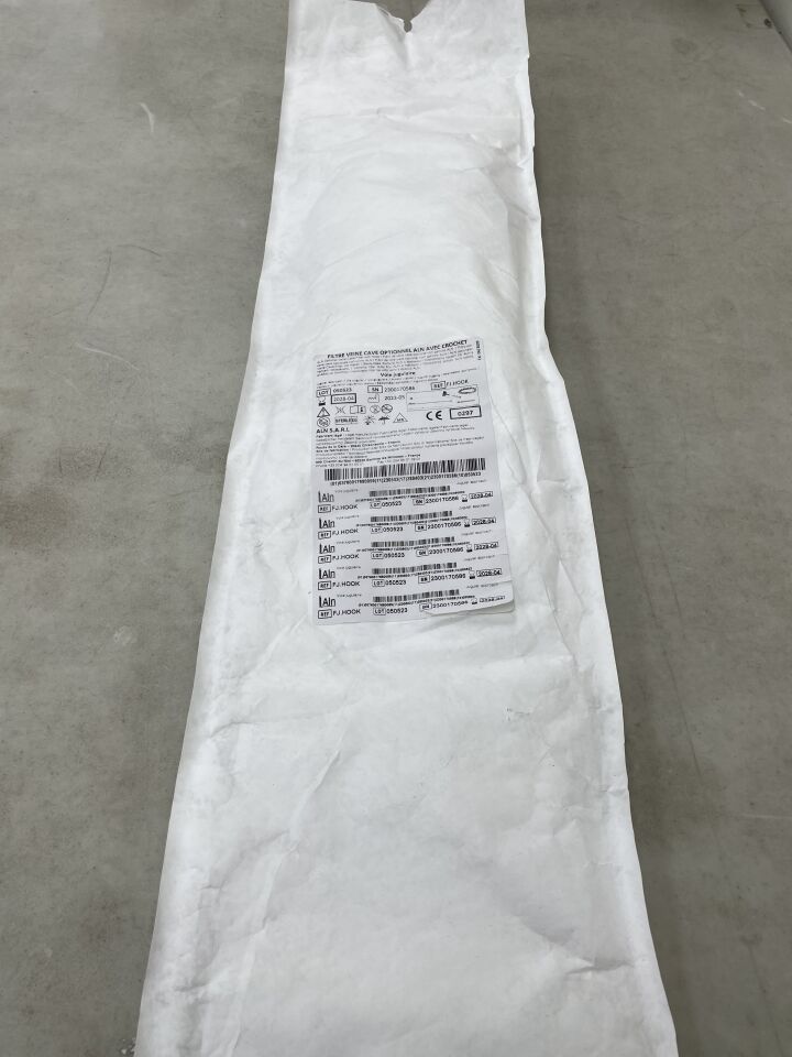 FJ.HOOK - A.L.N. - Optional Vena Cava Filter, Jugular, (EA) - ( Expiry Date: 2028-04-03 )