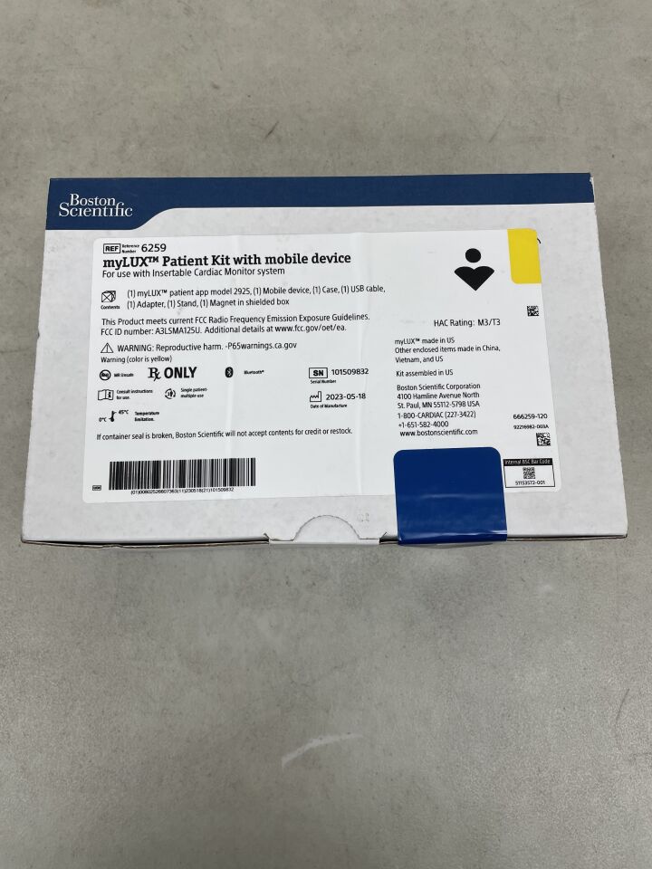 6259 - BOSTON SCIENTIFIC - myLUX Patient Kit with Mobile Device - For use with Insertable Cardiac Monitor System, (BX/1) - ( Expiry Date: 2099-12-31 )