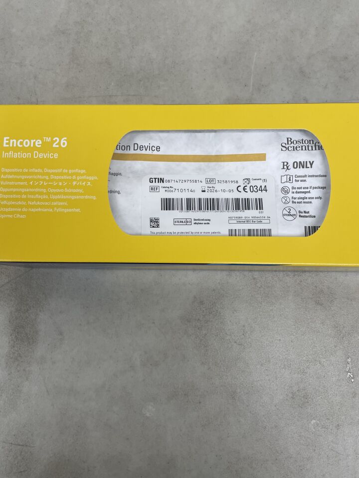 710114 - BOSTON SCIENTIFIC - encore 26 inflation device , (EA) - ( Expiry Date: 2026-10-05 )