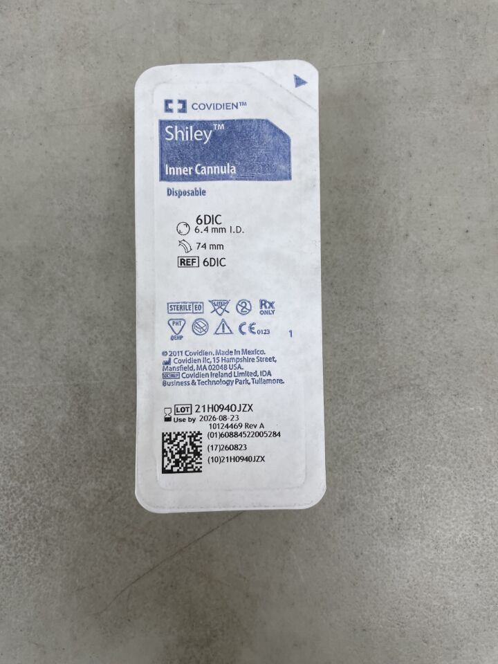 6DIC - COVIDIEN - Shiley Disposable Inner Cannula, 6.4mm, (EA) - ( Expiry Date: 2026-08-23 )