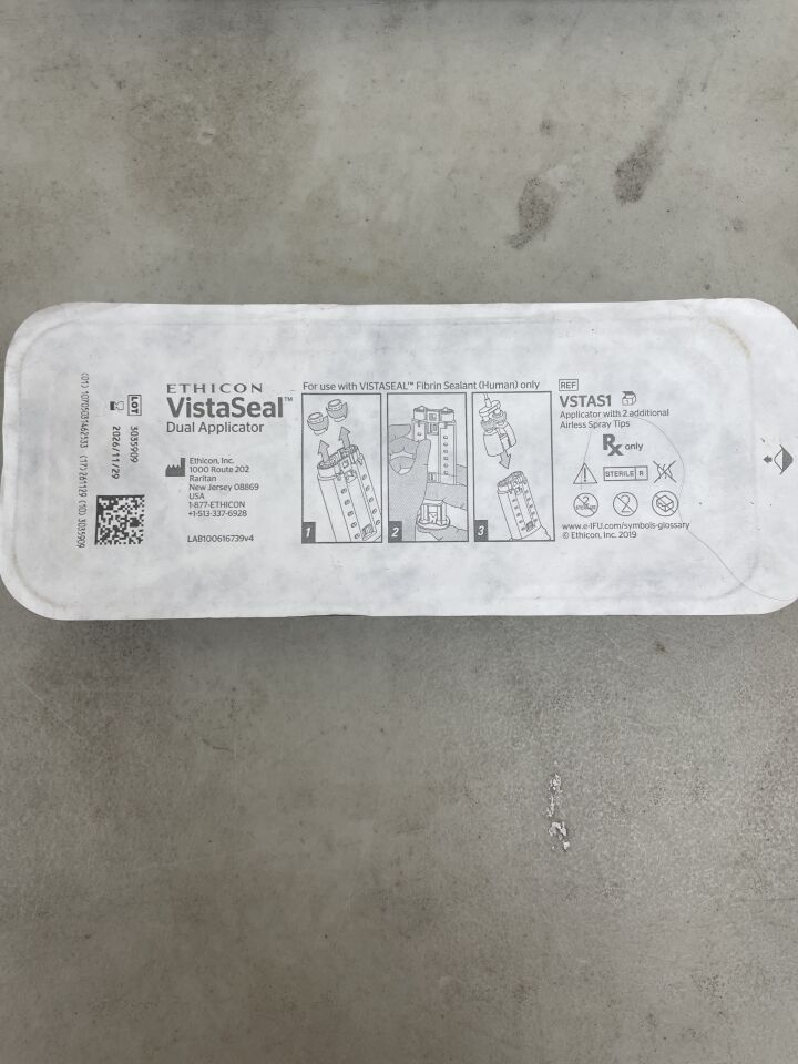 VSTAS1 - ETHICON - vistaseal dual applicator, (EA) - ( Expiry Date: 2026-11-29 )