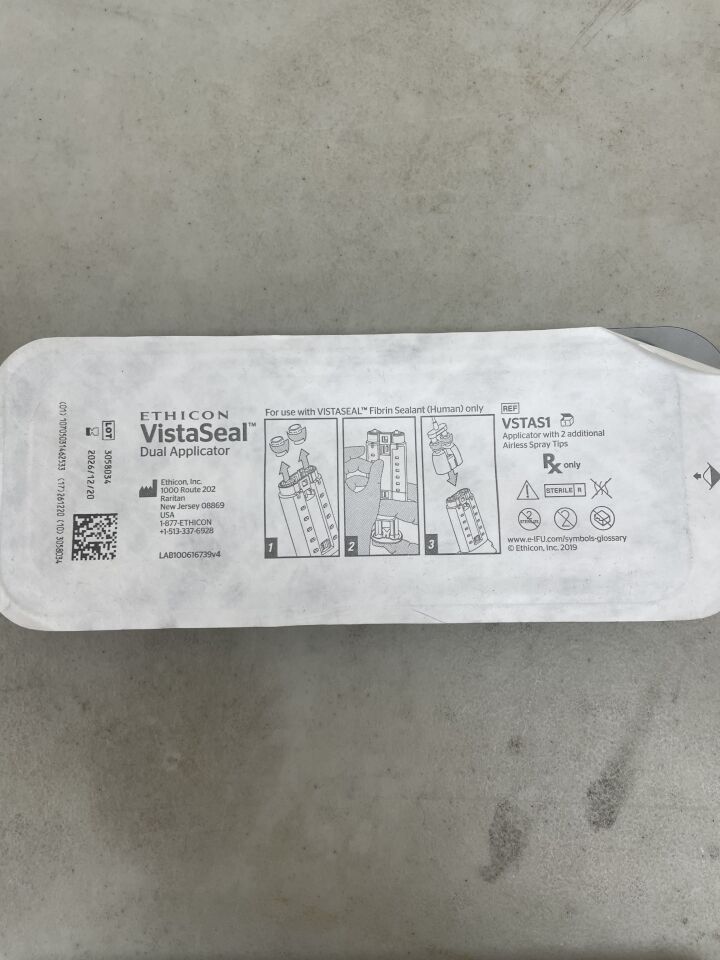 VSTAS1 - ETHICON - vistaseal dual applicator, (EA) - ( Expiry Date: 2026-12-20 )