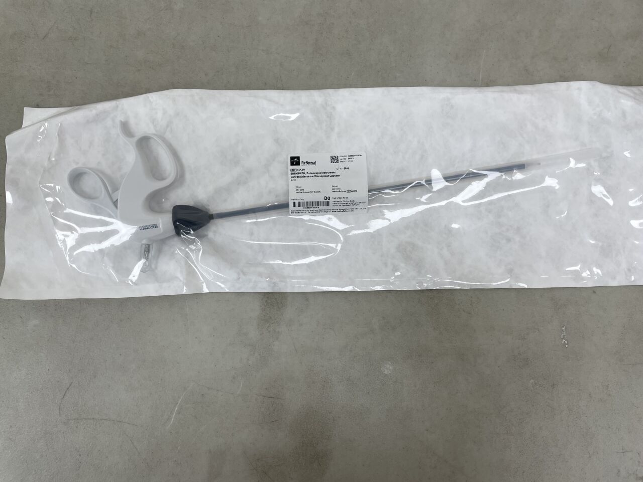 5DCSR - MEDLINE - ETHICON ReNewal Endopath Curved Reprocessed Scissors with Monopolar Cautery, 5 mm, (EA) - ( Expiry Date: 2027-11-01 )
