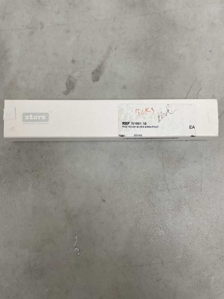 N1691 19 - STORZ - Hough Pick, 90 Degree, 2/3mm, (BX/1) - ( Expiry Date: 2099-12-31 )