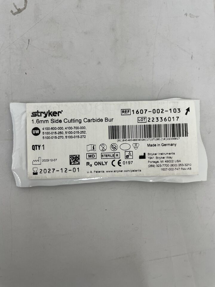 1607-002-103 - STRYKER - Taper Side Cu, (EA) - ( Expiry Date: 2027-12-01 )