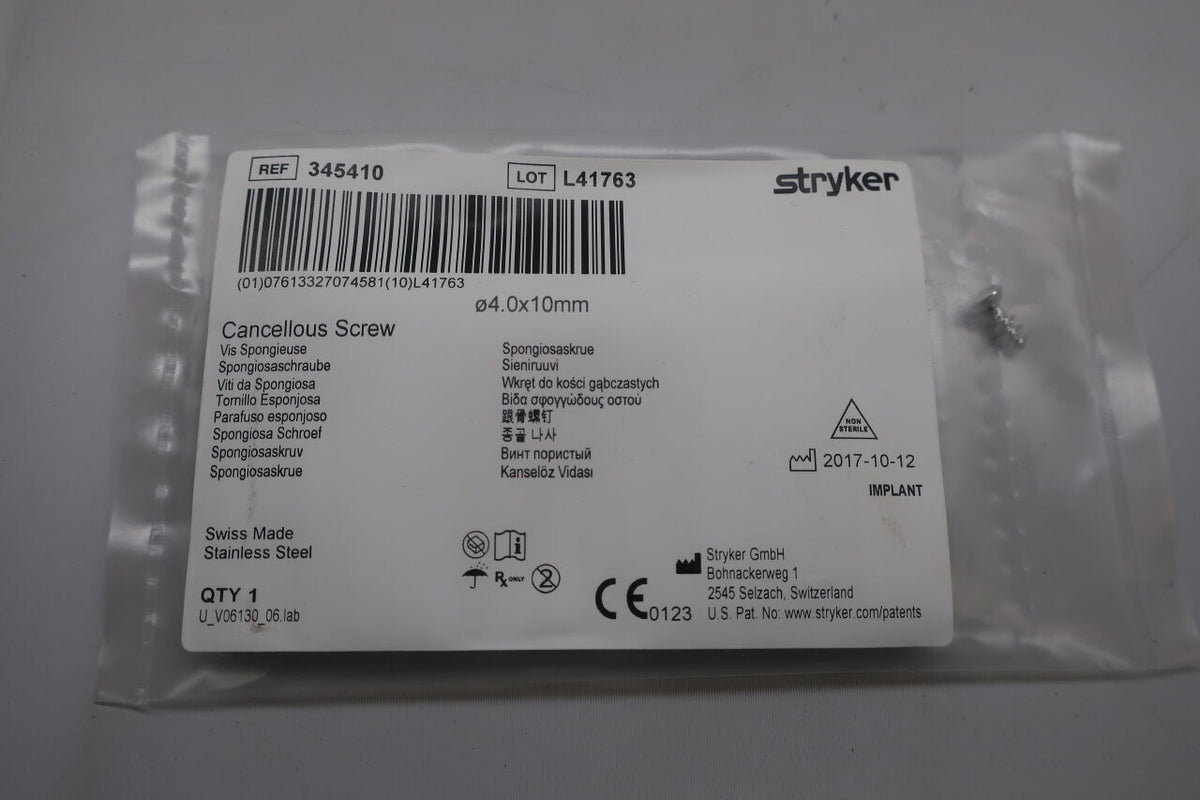 345410 - STRYKER - Cancellous Screw, ()