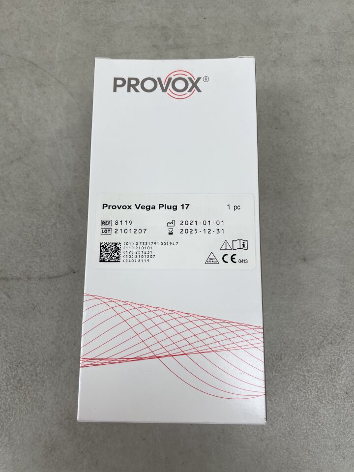 8119 - ATOS MEDICAL - Provox Vega Plug, 17 Fr, (BX/1) - ( Expiry Date: 2025-12-31 )