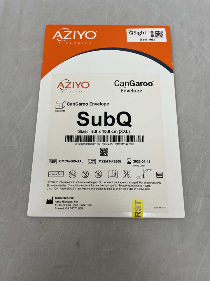 CMCV-009-XXL - AZIYO BIOLOGICS - CanGaroo Envelope XL 9.5 x 6.9cm, (BX/1) - ( Expiry Date: 2026-02-01 )