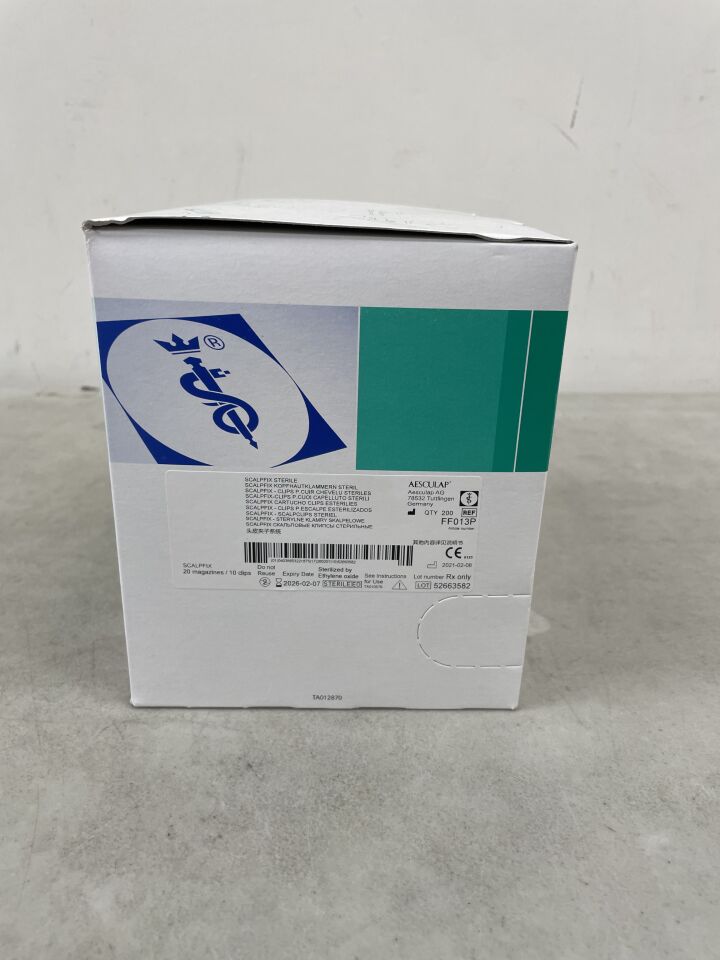 FF013P - B BRAUN - Scalpfix (20 cartridges / 10 clips each), (BX/200) - ( Expiry Date: 2026-02-07 )
