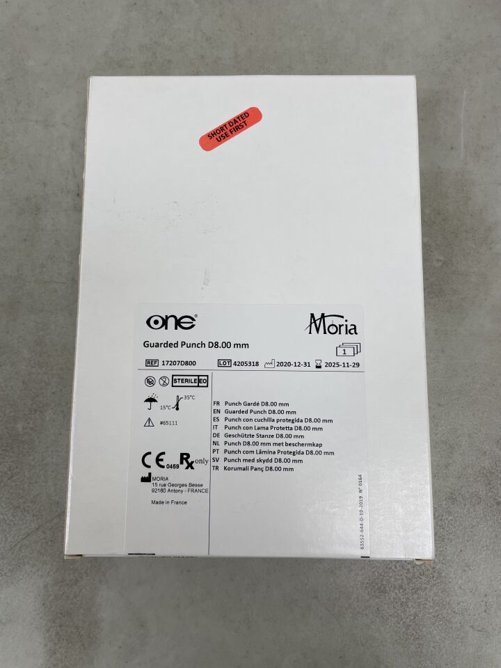 17207D800 - MORIA - One Guarded Punch, 8mm, (BX/1) - ( Expiry Date: 2025-11-29 )