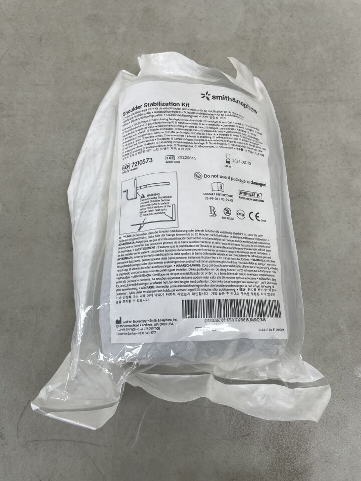7210573 - SMITH & NEPHEW - Disposable Shoulder Stabilization Kit, (EA) - ( Expiry Date: 2025-06-15 )