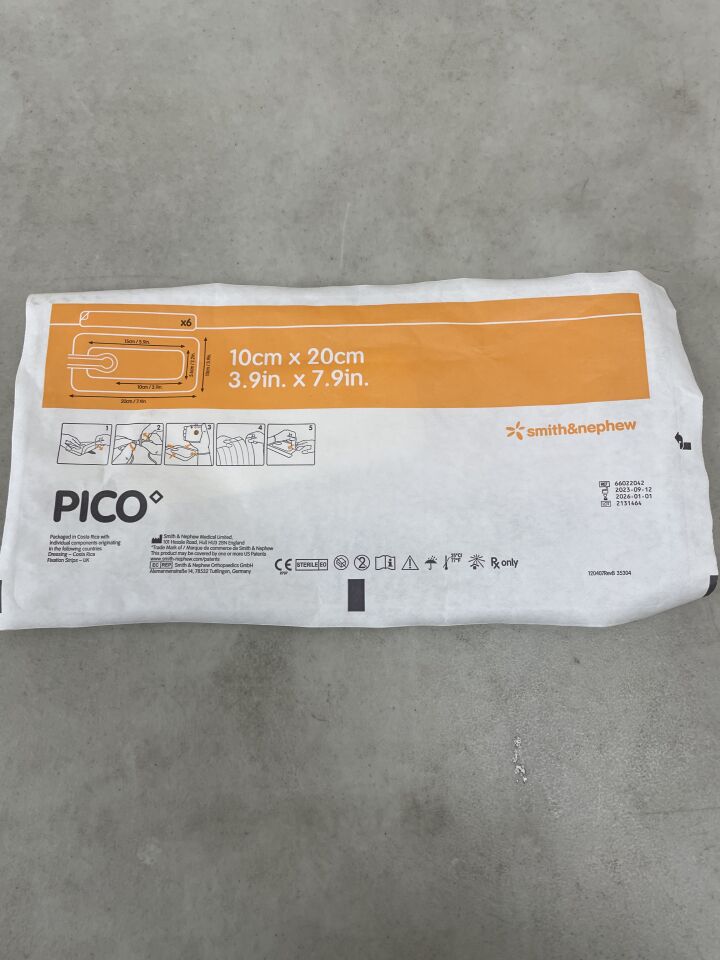 66022042-D - SMITH & NEPHEW - PICO NPWT Dressing, 10cm x 20cm (Dressing Only), (EA) - ( Expiry Date: 2026-01-01 )